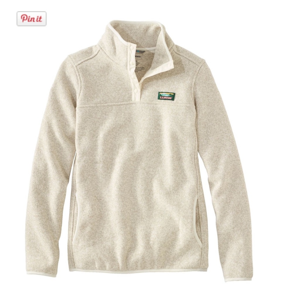 XS LL Bean pullover fleece, like new